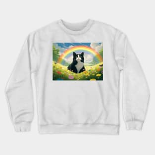 Waiting for you behind the rainbow Crewneck Sweatshirt